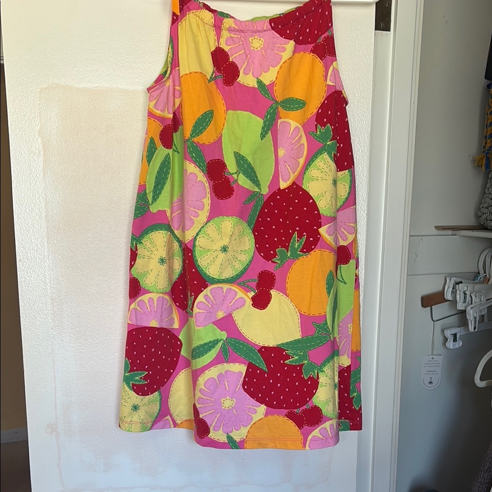 Hanna Andersson Yellow and Pink Dress